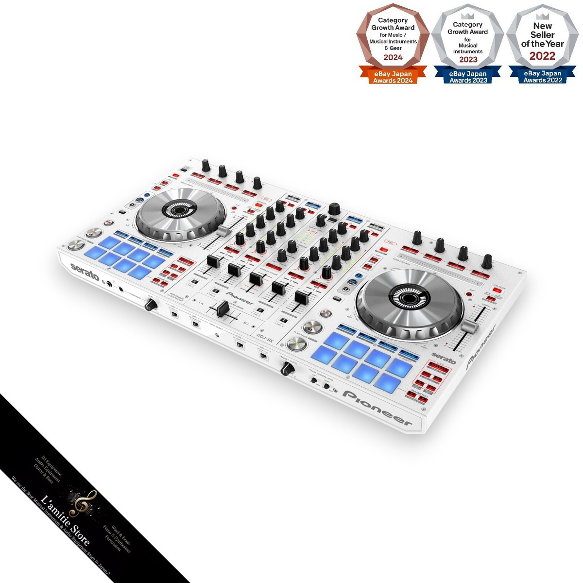 Pioneer DDJ-SX-W Pro Digital DJ Controller Serato 4-Channel 4ch