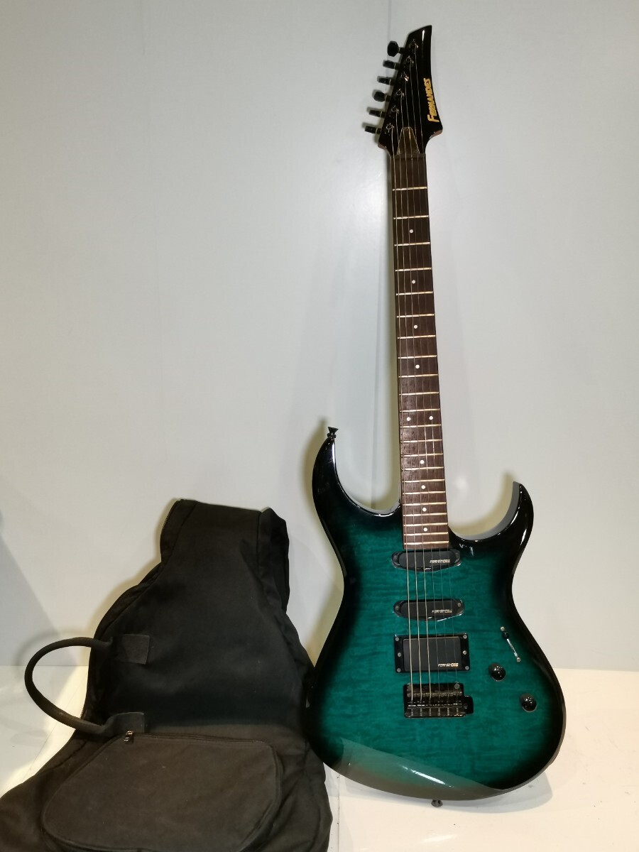 Electric Guitar Fernandes FGZ-400 Blue Burst with Soft Case | eBay