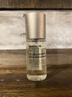 LE LABO SANTAL 33 Eau de Parfum Vaporisateur Perfume Spray 0.5 FL