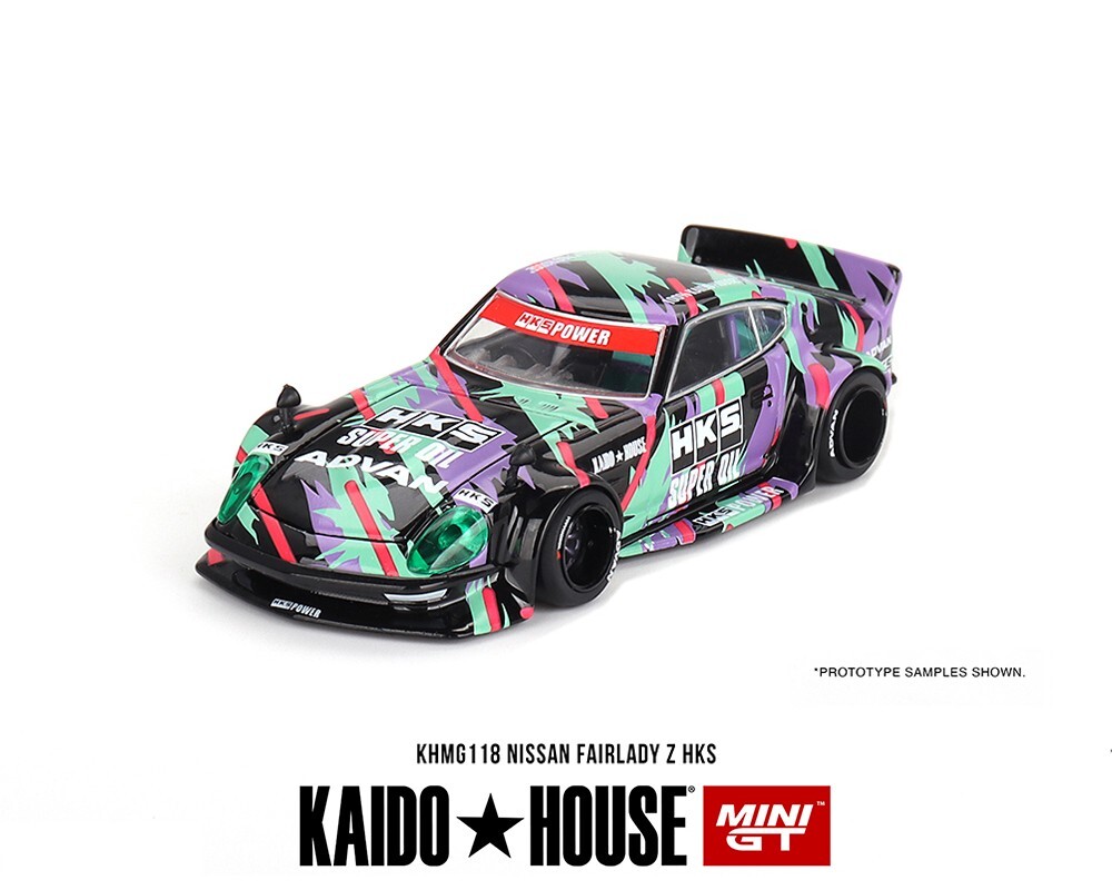 Mini GT Kaido House 1:64 Diecast Model Car Nissan Fairlady Z HKS
