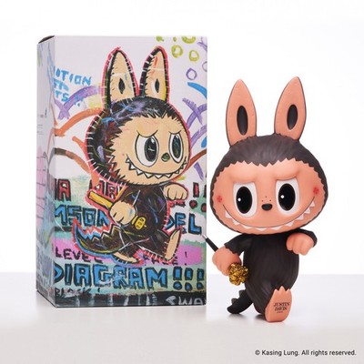 Brand New How2Work Labubu x JUSTIN DAVIS TAIWAN Zimomo Vinyl