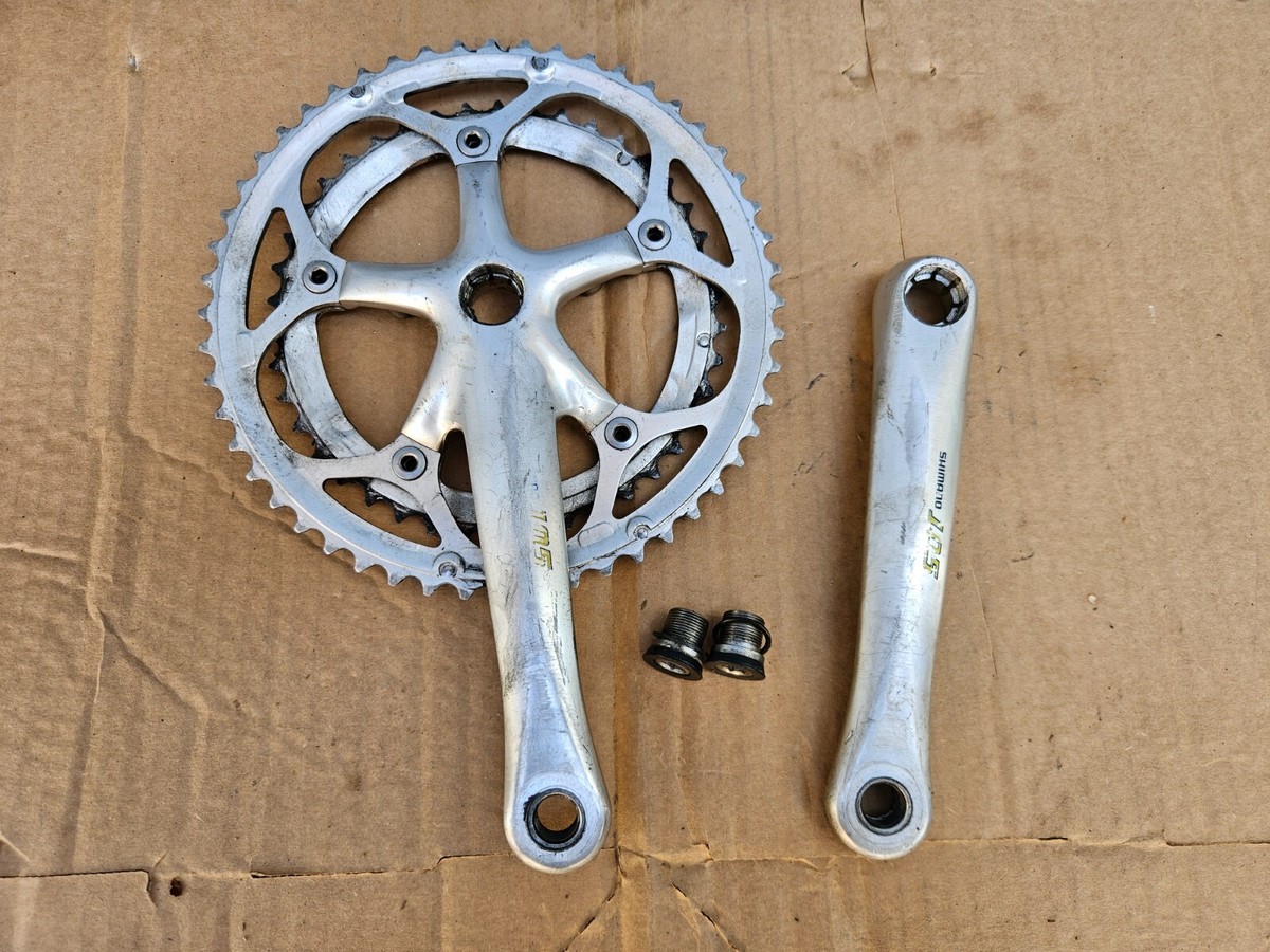 Vintage Shimano 105 5500 Triple Road Bike Crankset FC-5503 175mm