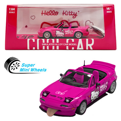 Cool Car 1:64 Mazda MX-5 Hello Kitty (Dark Pink) Diecast Model | eBay