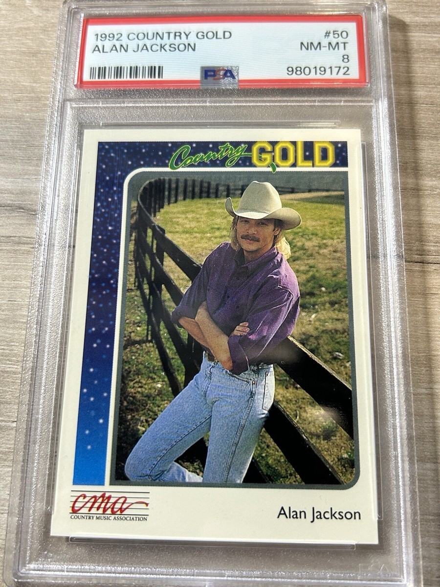 1992 Country Gold CMA Trading Card ALAN JACKSON #50 PSA 8 | eBay