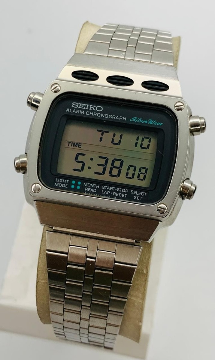 Vintage Seiko Digital SilverWave A359-5020 Men's Quartz Watch | eBay