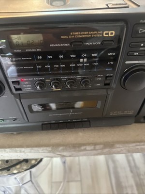 Sony CFD-510 Boombox Mega Bass Potrable Radio/CD/ Cassette Works