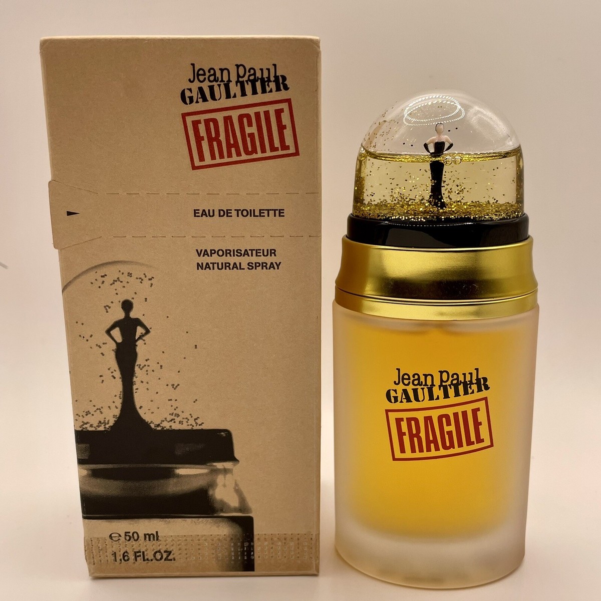 Jean Paul Gaultier FRAGILE EDT For Women Spray 1.6 oz 50 ml RARE