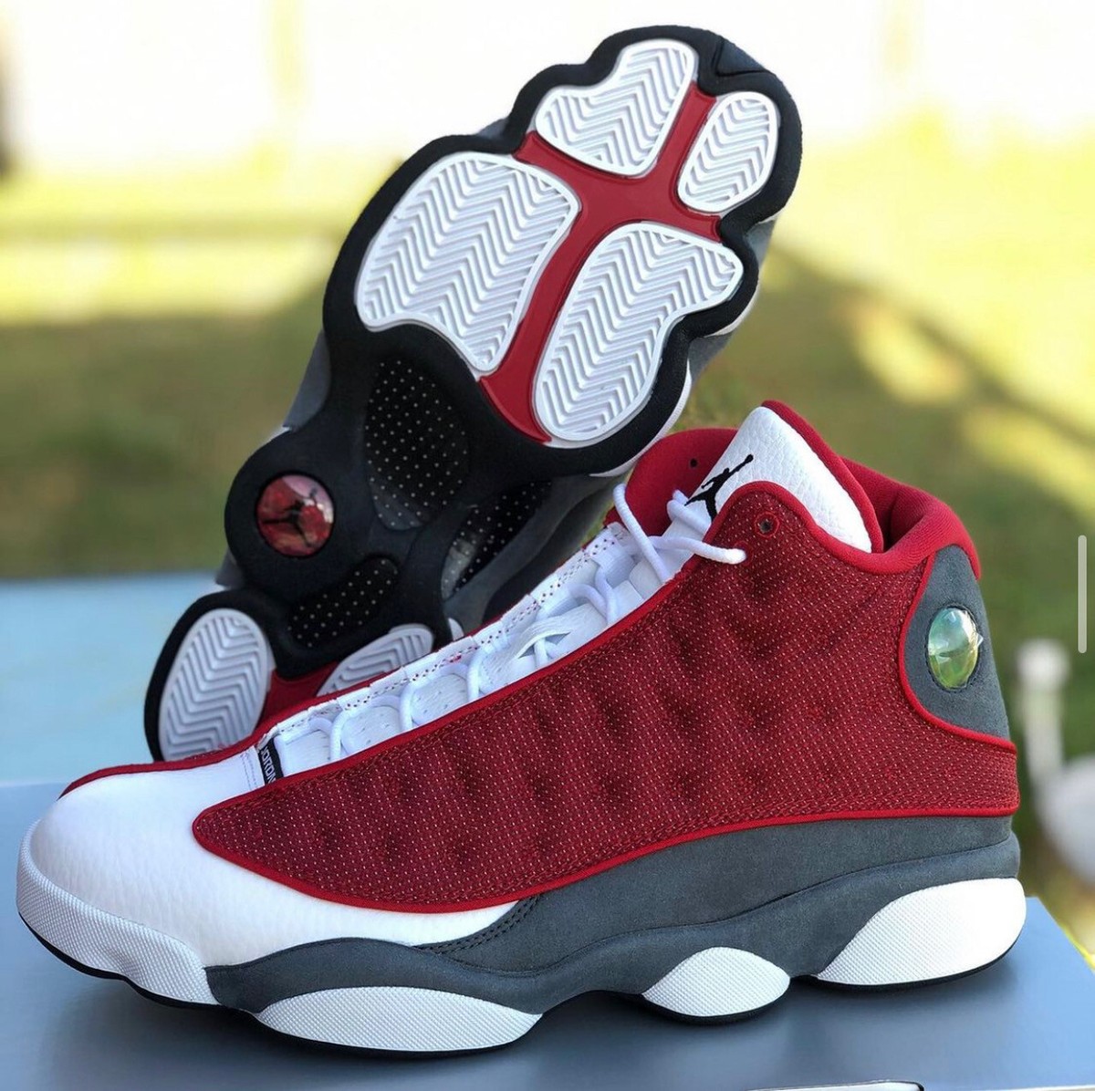 Jordan 13 Retro Gym Red Flint Grey - DJ5982-600 | eBay