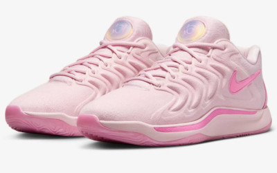 Nike KD 17 NRG 'Aunt Pearl' Pink Foam/Beyond Pink FZ1518-600 US
