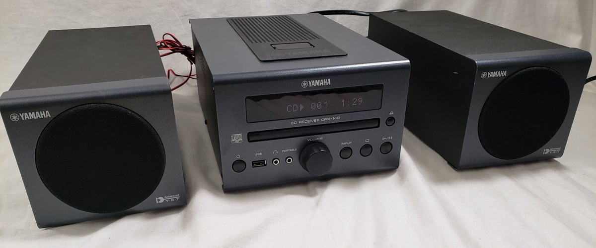 SEE VIDEO WORKS Yamaha CRX-140 CD Receiver Shelf Stereo Radio