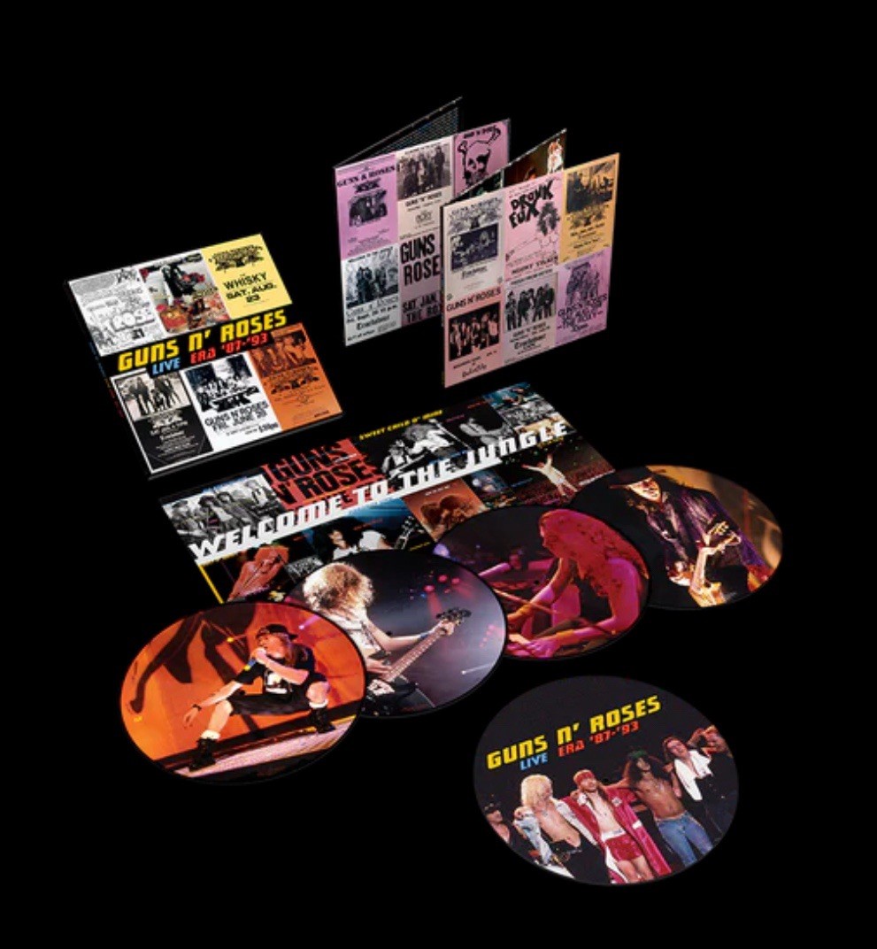 Guns N' Roses LIVE ERA '87-'93 (4LP DELUXE EDITION) Picture Disc