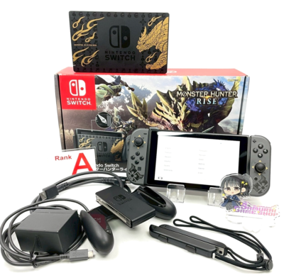 Nintendo Switch HAC-001(-01) Console A Rank Monster Hunter RISE