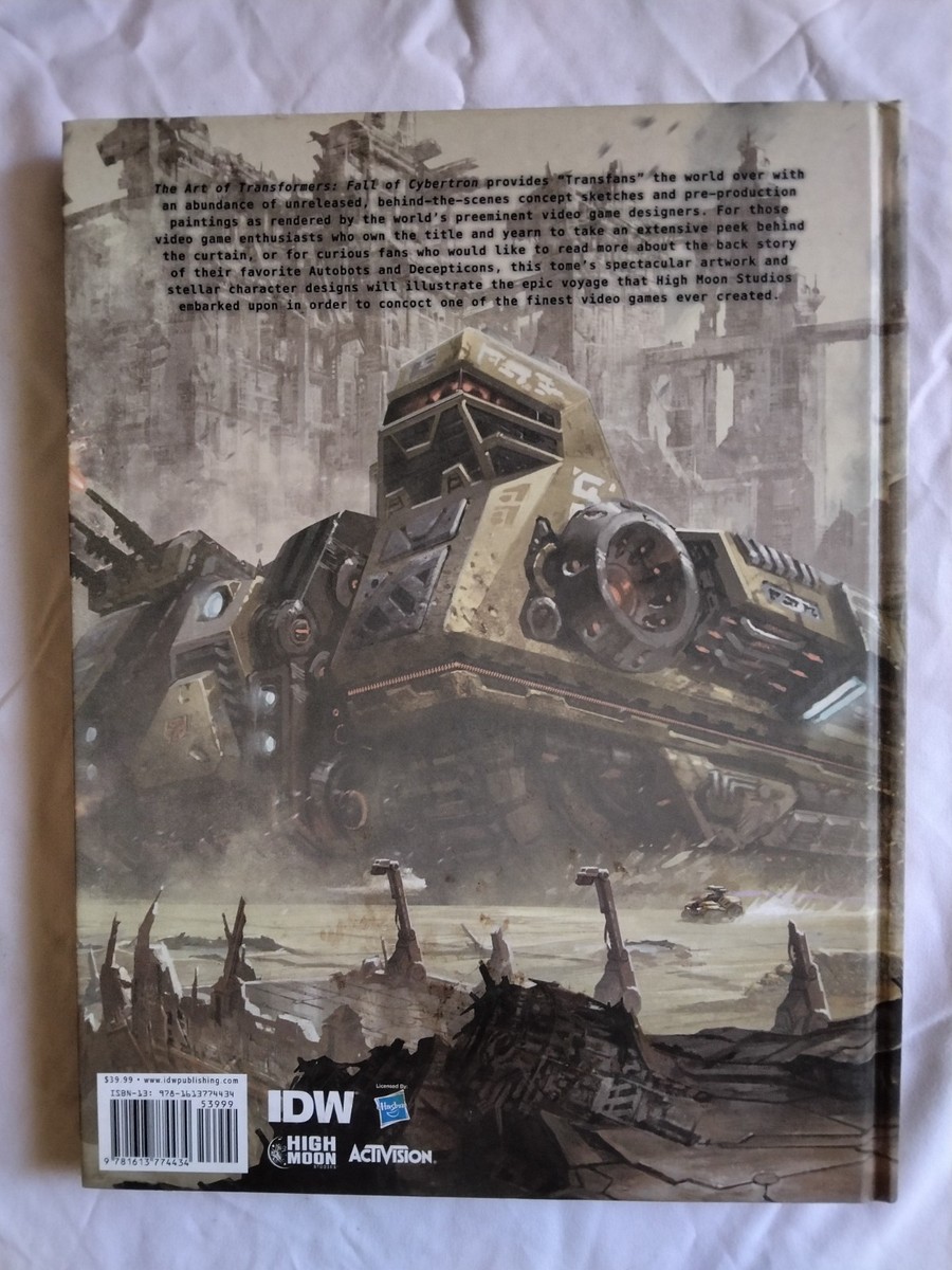 The Art Of Transformers Fall Of Cybertron HardCover IDW NM | eBay