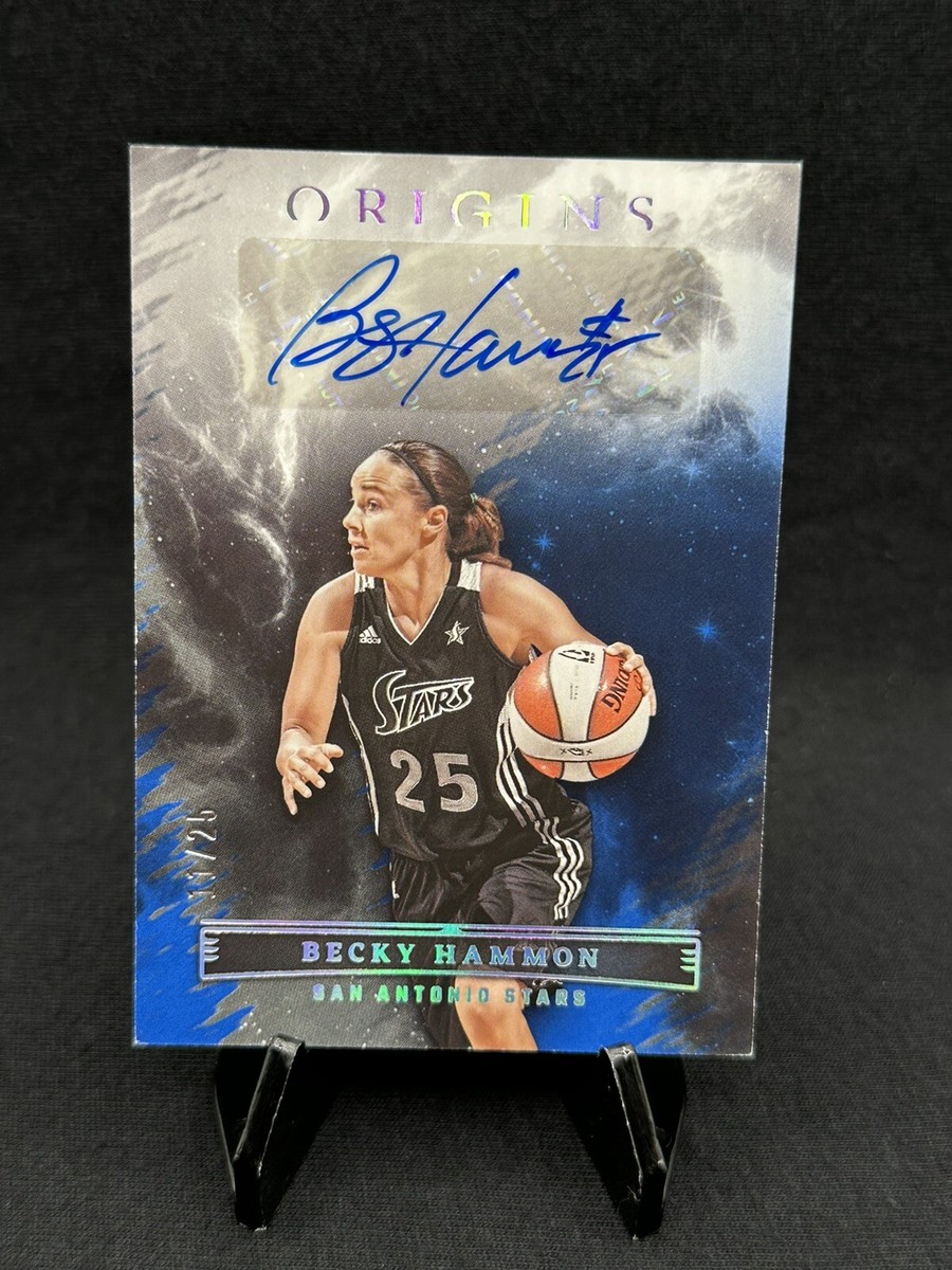 Becky Hammon 2023 Panini Origins WNBA Blue Autograph Auto /25