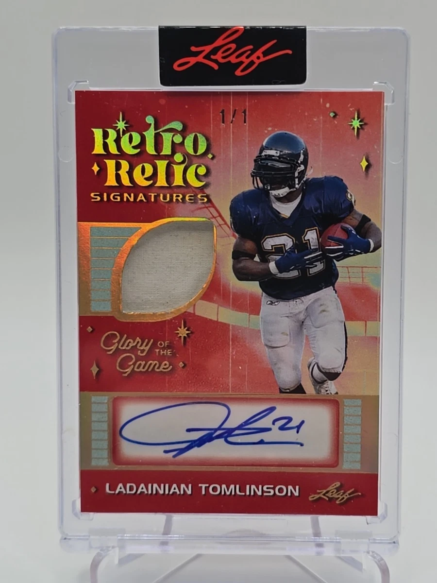 LaDainian Tomlinson Football Autographed Sports Trading Cards for
