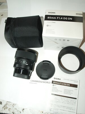 Sigma Art 85mm F/1.4 DG HSM Telephoto Lens for Canon EF for sale