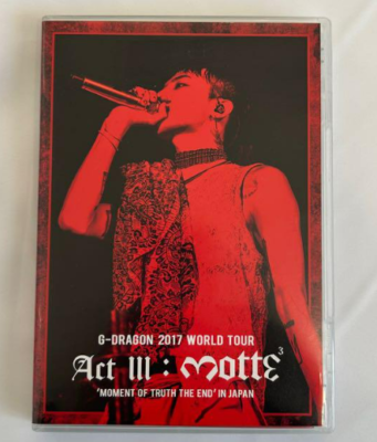 BIGBANG G-DRAGON 2017 WORLD TOUR ACT III, M.O.T.T.E IN JAPAN 2DVD