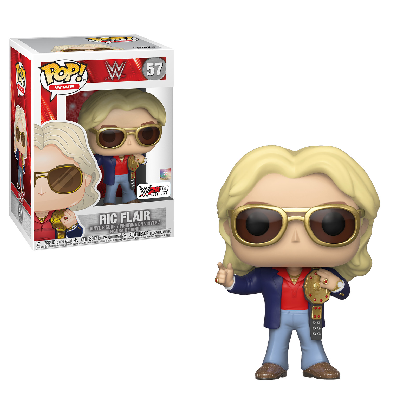 Funko Pop! Vinyl: WWE - Ric Flair - WWE 2K Games (Exclusive) #57
