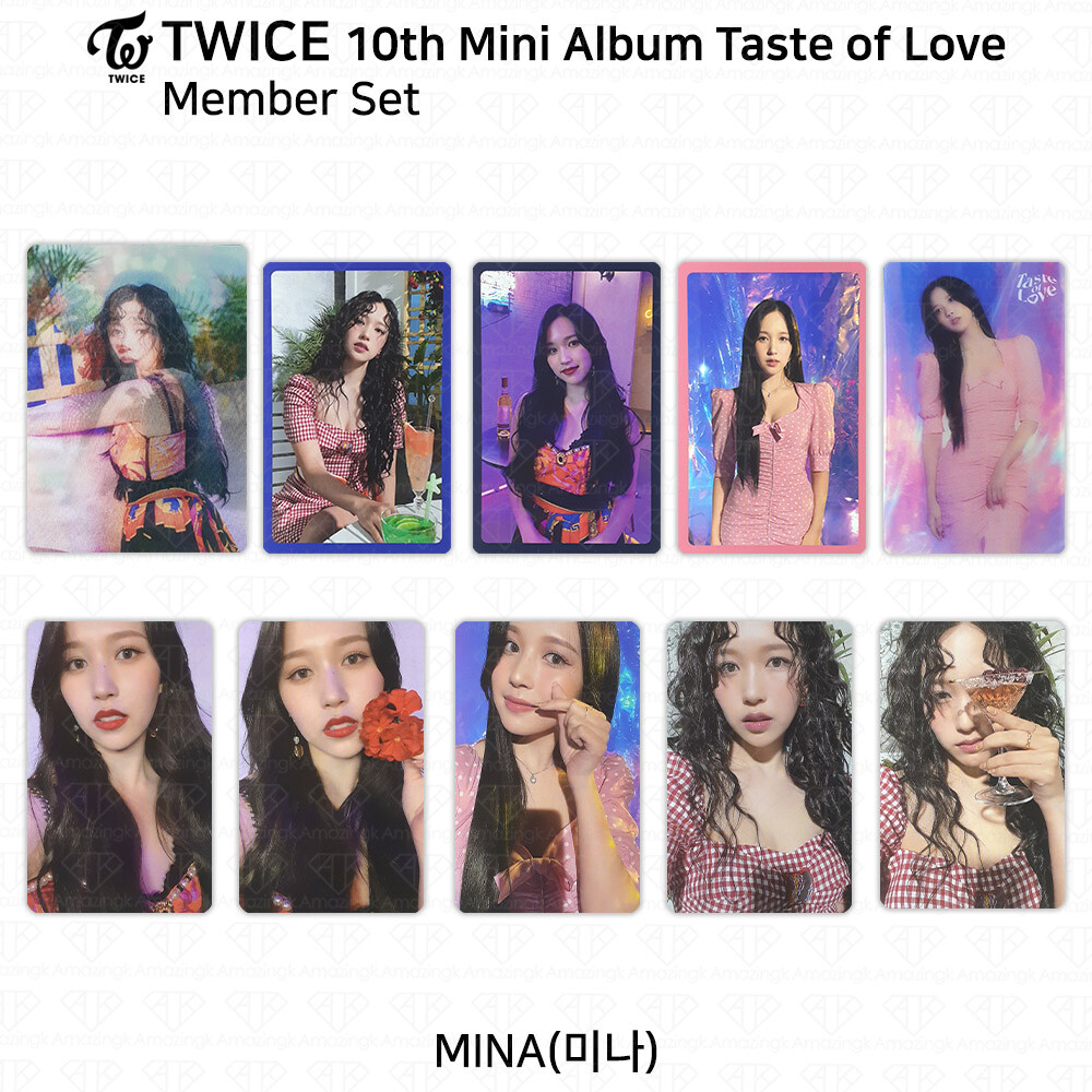 TWICE 10th Mini Album Taste of Love Official Photocard Mina KPOP K
