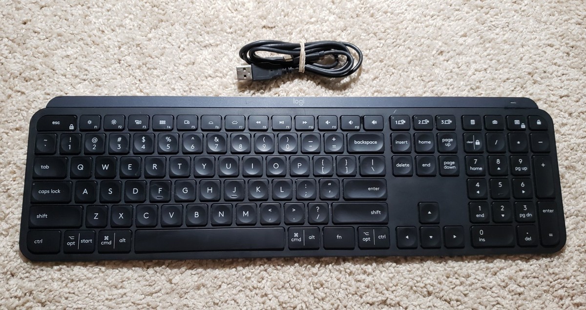 Logitech MX Keys YR0073 Wireless Illuminated Backlit Keyboard. | eBay