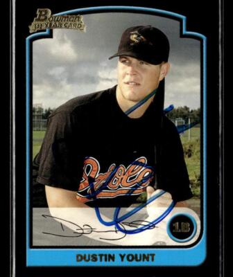 Dustin Yount signed auto 2003 Bowman #329 card | eBay