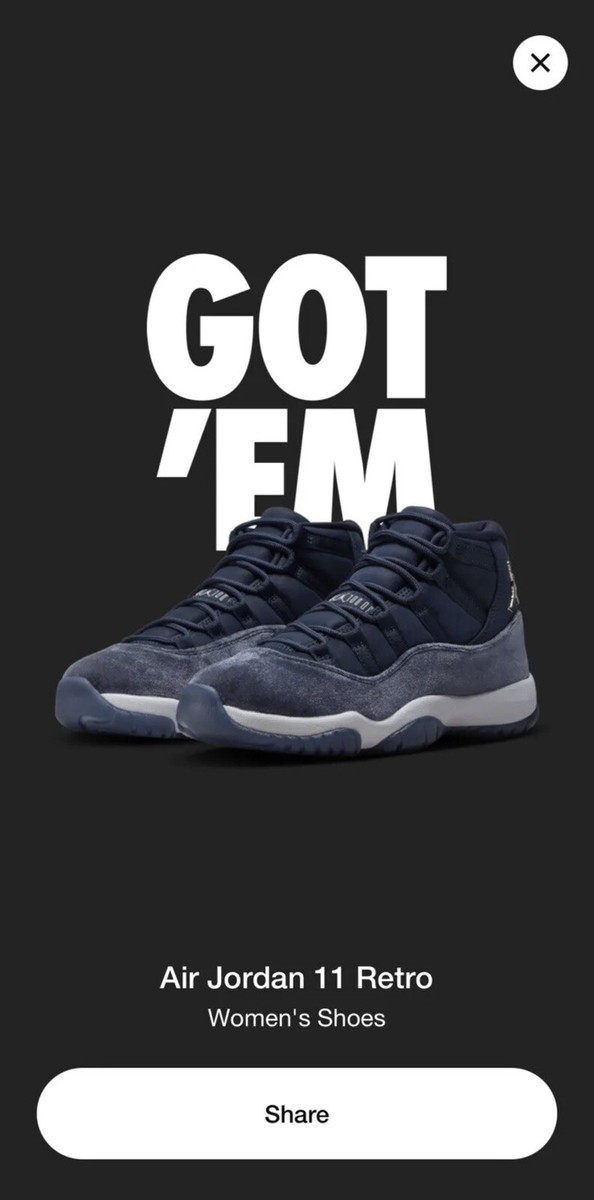 Jordan 11 Retro Midnight Navy (W) 8.5 Men 7 - AR0715-441 - 🚨 New
