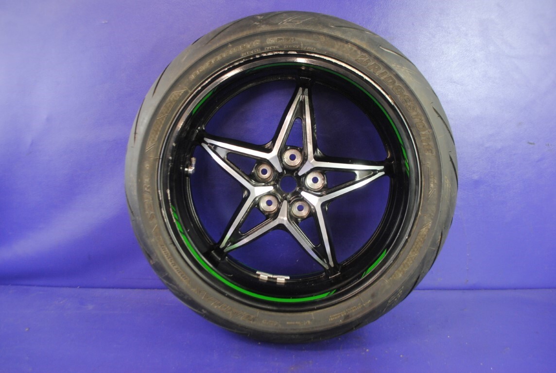 2018 Kawasaki Ninja H2 ZX1002 SX SE Straight Rear Wheel Rim 17x6