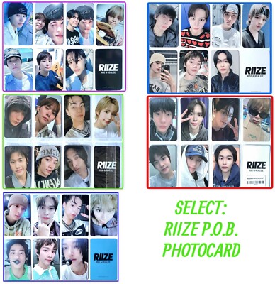 RIIZE GET A GUITAR POB PHOTOCARD -APPLE -KTOWN -SM -SOUNDWAVE