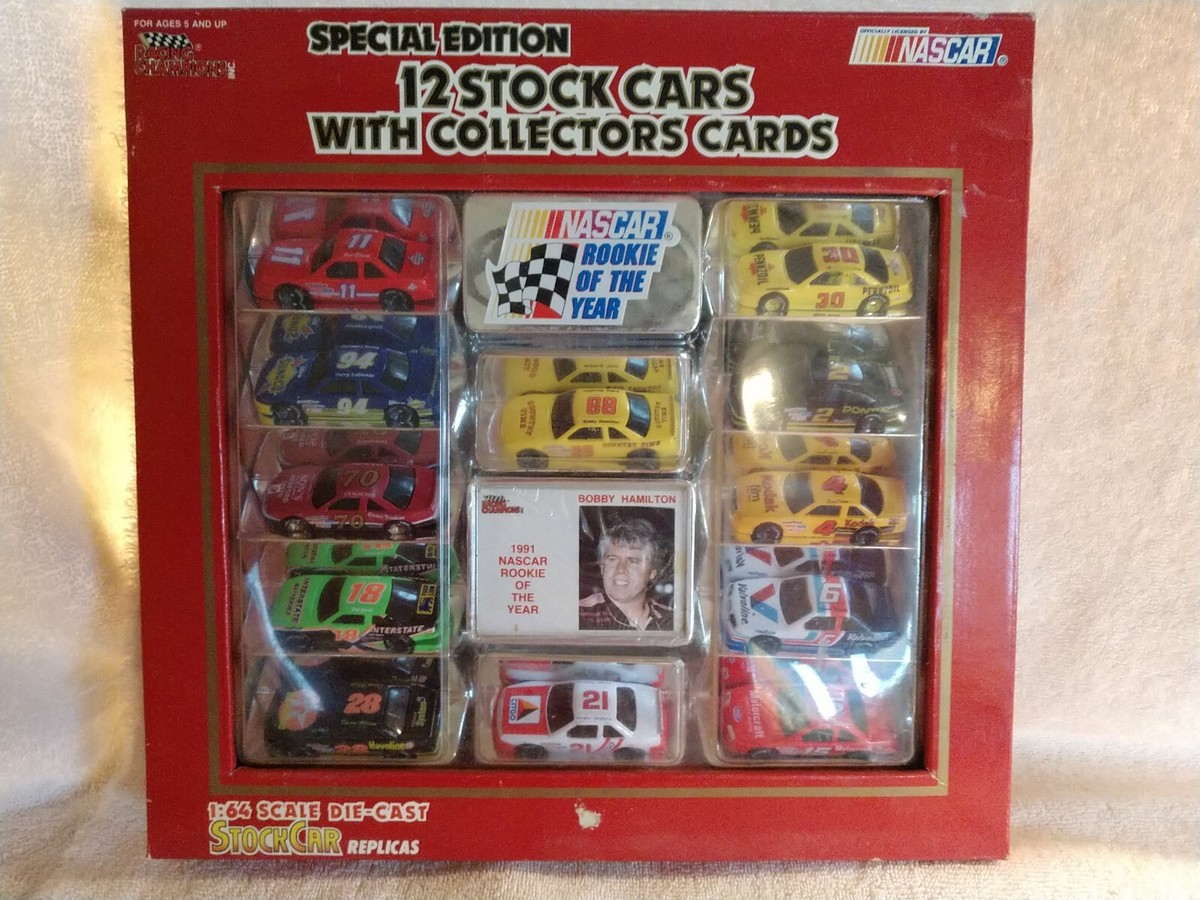 Nascar Special Edition 12 Stock Cars With Collector Cards | eBay