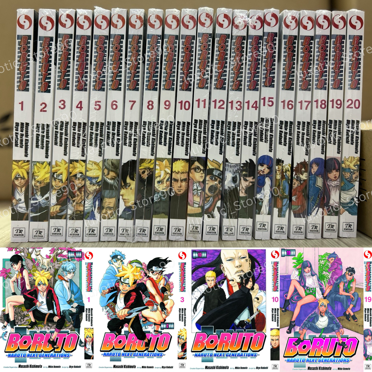 Boruto Naruto Next Generation English Manga Full Set Volume 1-20