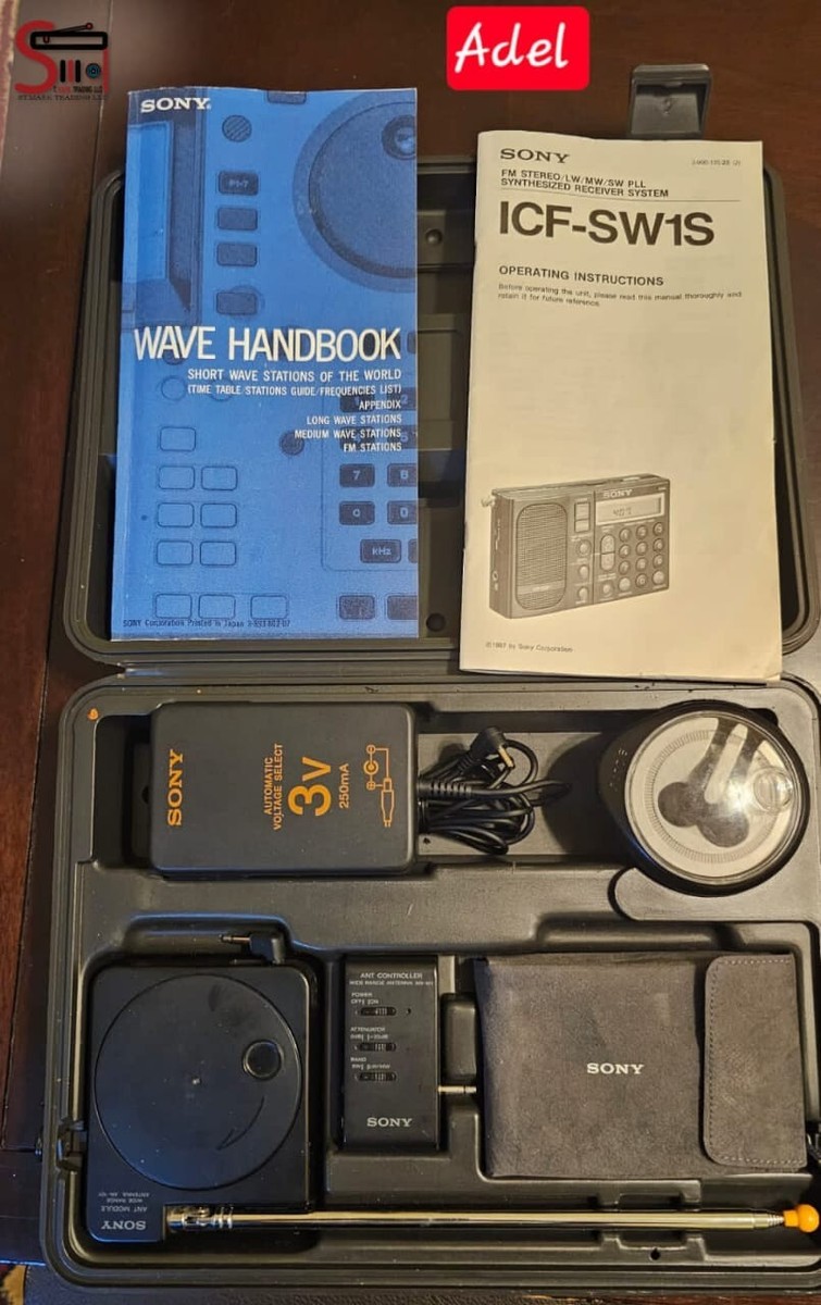 Sony ICF-SW1 Recapped & Upgraded By Adel In Excellent Condition