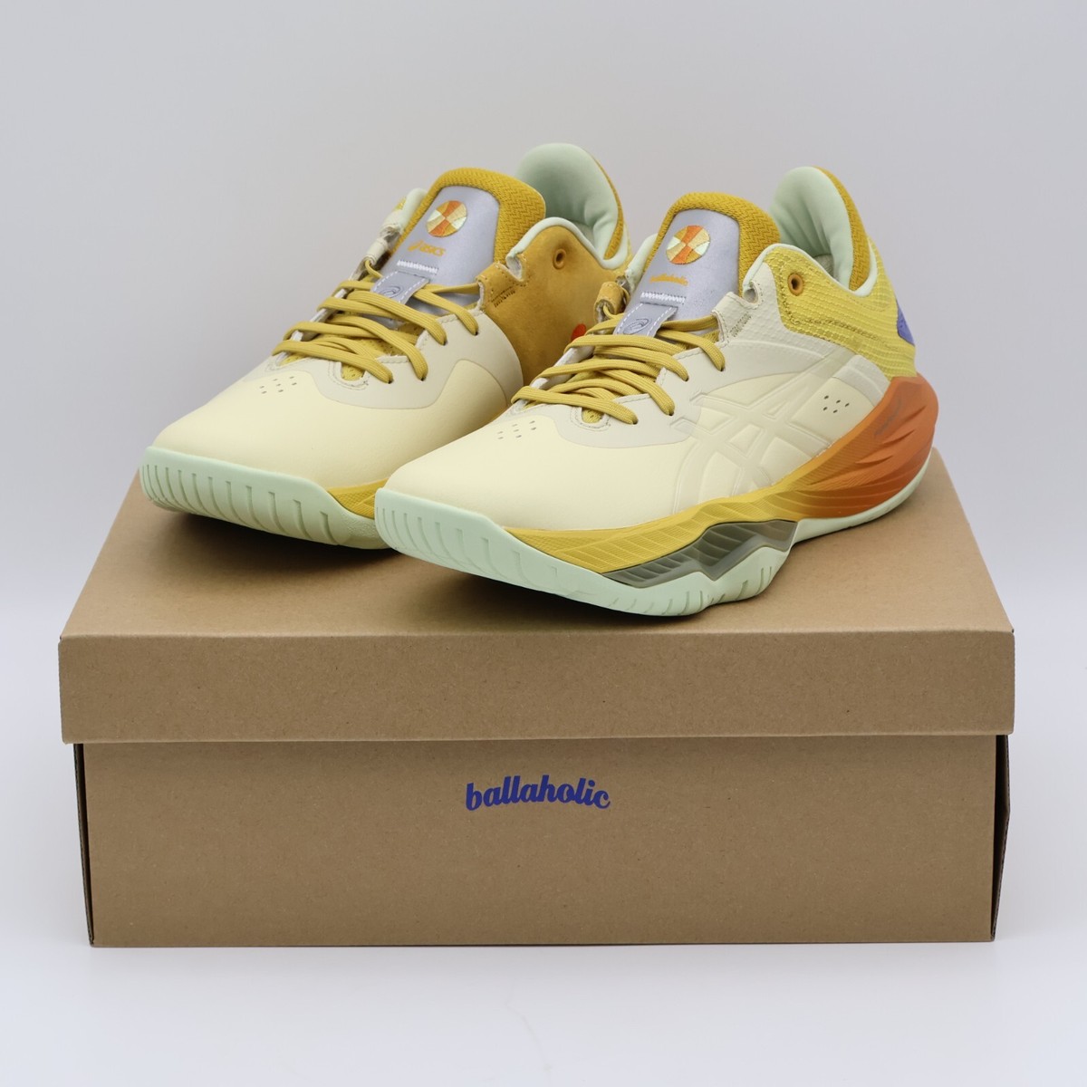 Size 9 - ballaholic x ASICS Nova Surge Low Vanilla Mineral Brown