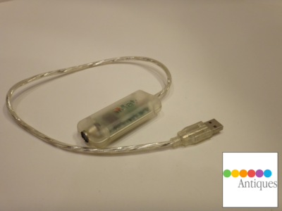 Clear Griffin iMate ADB to USB adapter for Vintage Macintosh ADB