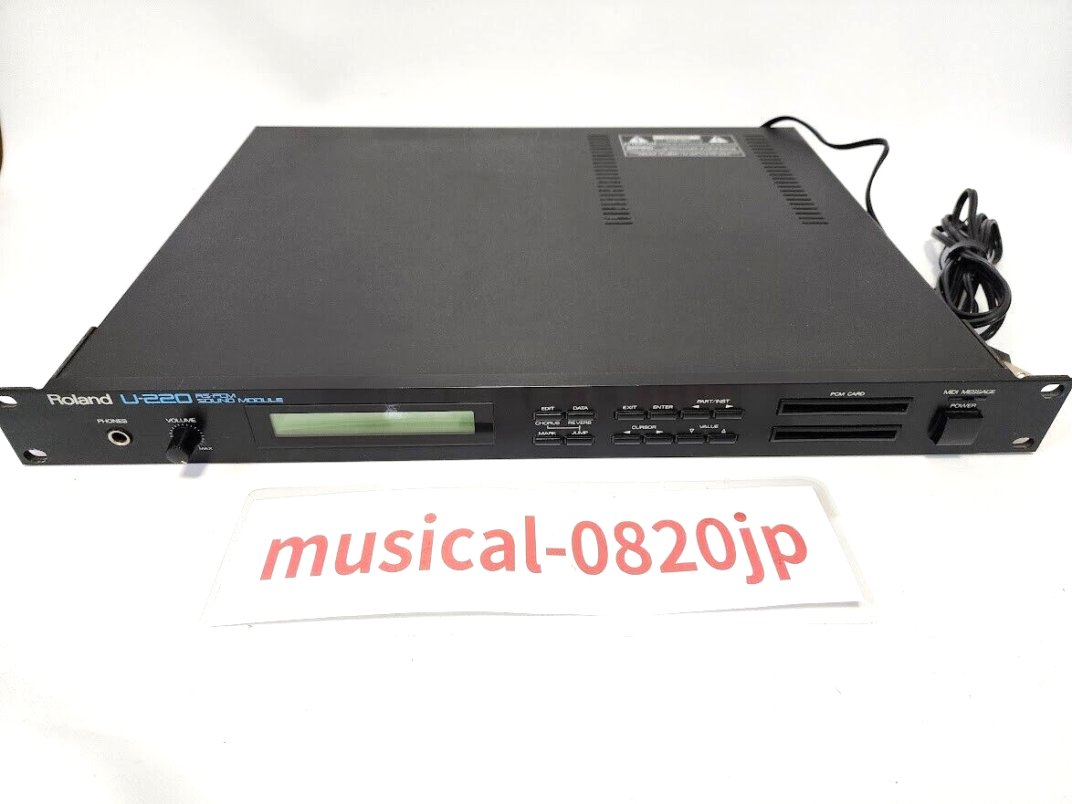 ROLAND U-220 RS-PCM Sound Module Rack Synthesizer | eBay