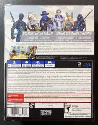 OverWatch Legendary Edition [ Limited Edition Box Set ] (PS4) NEW