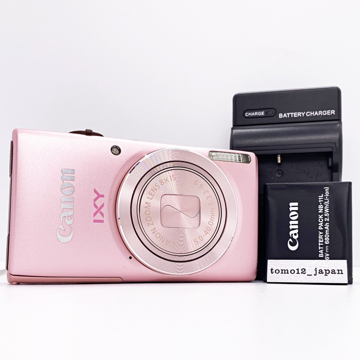 Canon IXY 100F Pink PowerShot ELPH 120 IS 16.0MP Digital Camera 8x