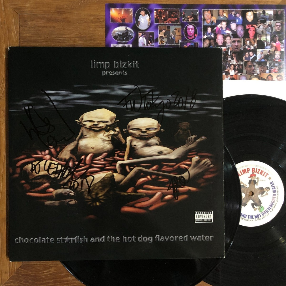 SIGNED US ORG VINYL] LIMP BIZKIT - Chocolate Starfish Autographed