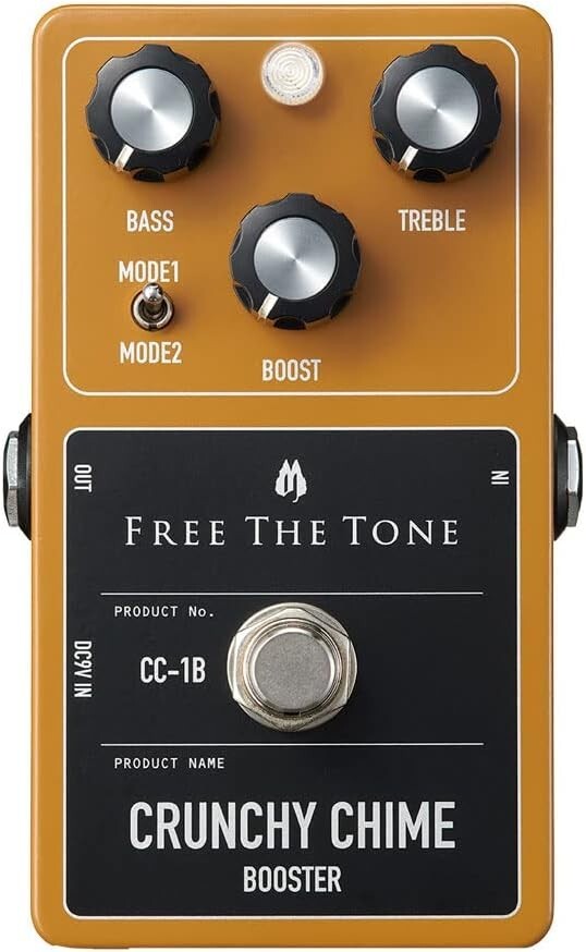 FREE THE TONE CC-1B CRUNCHY CHIME BOOSTER EFFECTS PEDAL NEW 100V