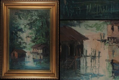 PABLO MATANIA (Brazilian) Original Painting Oil Canvas Signed