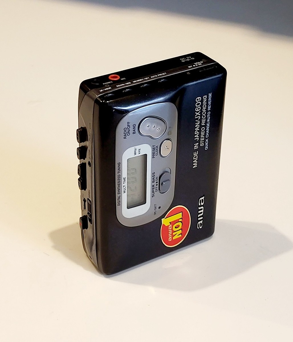 Super rare Aiwa JX609 Recording Walkman Radio Cassette Recorder