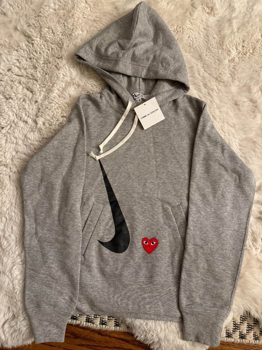 Comme des Garcons × Nike Hoodie - Womens Small (Grey) | eBay