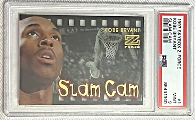 1997 Skybox Z-Force Slam Cam Kobe Bryant #1 PSA9 - 1 OF 12SC | eBay