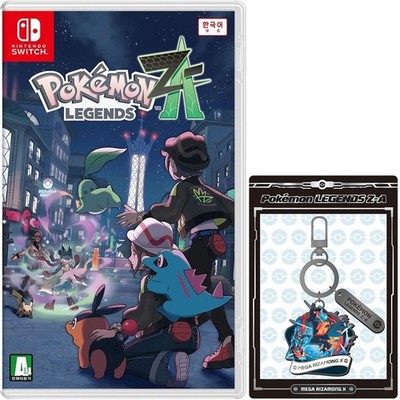 Switch Pokémon Legends Z-A + Keychain [Korean Version] English +