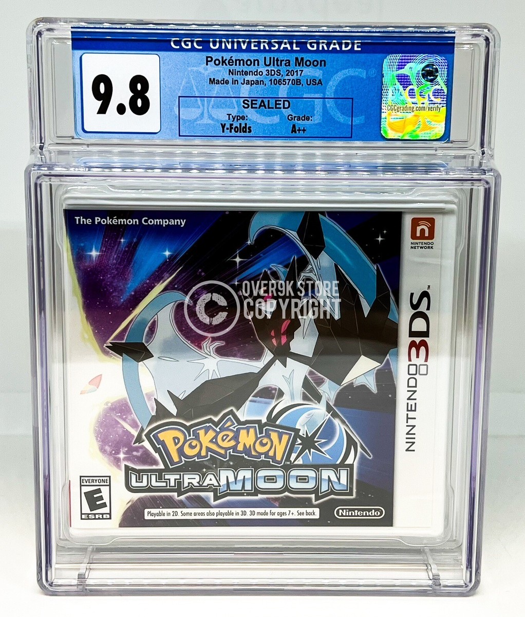Pokémon Ultra Moon - Nintendo 3DS - CGC 9.8 A++ Sealed Graded Not