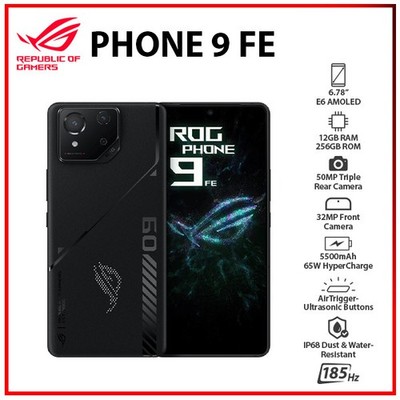 ASUS ROG Phone 9 FE 5G 12GB+256GB BLACK Dual SIM Unlocked Android