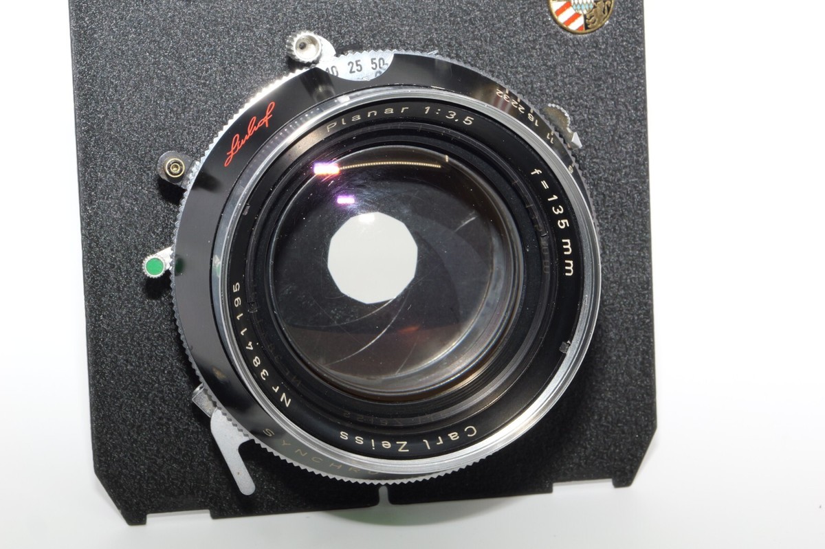 Carl Zeiss Planar 135mm f3.5 Linhof Technika Large Format 4x5 Lens