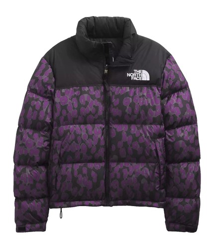 North Face Womens XS Purple Vintage 96 Retro Nuptse Puffer Jacket