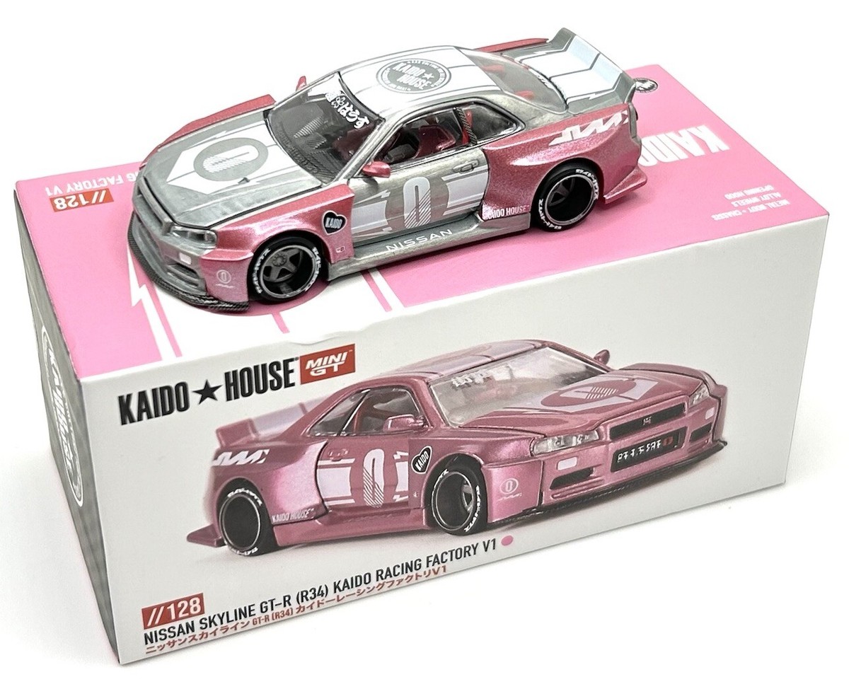 KAIDO HOUSE MINI GT CHASE NISSAN SKYLINE GT-R R34 KAIDO RACING