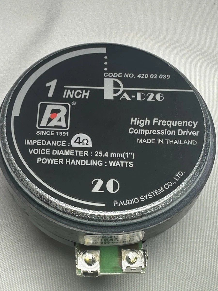 P.Audio Pro Audio Speaker Horn/Compression Drivers for sale | eBay