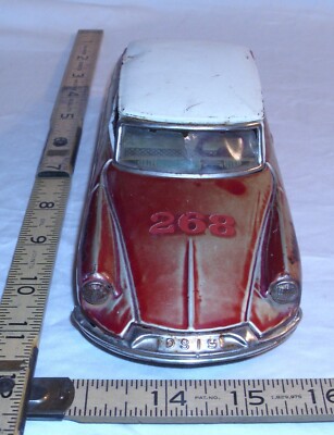 BANDAI CITROEN DS 19 CAR TIN FRICTION TOY JAPAN | eBay